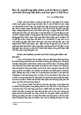 Bàn về sự phối hợp giữa chính sách tài khóa và chính sách tiền tệ trong việc kiểm soát lạm phát ở Việt Nam