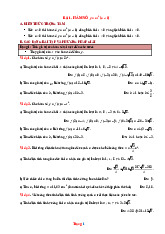 Phương Pháp Giải Toán 9 Hàm Số y = ax2