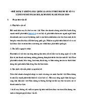 Ra quyết định qui trình quản lí kinh tế số | Môn Quản lý nhà nước - Đại học Vinh