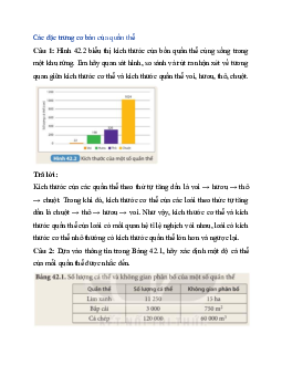 Giải Khoa học tự nhiên 8 bài 42: Quần thể sinh vật | Kết nối tri thức