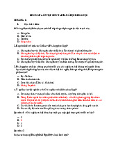 TOP 16 câu hỏi trắc nghiệm của đề cương ôn tập học phần Chủ nghĩa xã hội khoa học | Trường Đại học Phenikaa