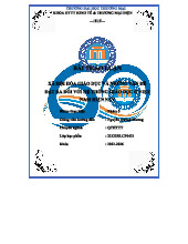 BÀI THẢO LUẬN: XÃ HỘI HÓA GIÁO DỤC VÀ THÁCH THỨC ĐỐI VỚI GIÁO DỤC VN (QTHTTT 22122RLCP)