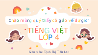 Giáo án điện tử Tiếng Việt 4 Bài đọc 2 Cánh diều: Những trang sách tuổi thơ (Tuần 7)