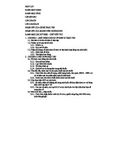 Báo cáo Thực Tập Tại Nhà Thuốc Long Châu - Mã HP12345