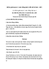 Đề thi giữa học kì 1 môn Tiếng Việt 4 Kết nối tri thức - Đề 1