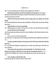 Câu hỏi ôn tập. Trường Đại học Nguyễn Tất Thành