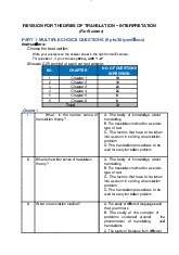REVISION FOR THEORIES OF TRANSLATION – INTERPRETATION | Đại học Kinh tế Kỹ thuật Công nghiệp
