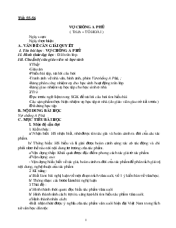 Giáo án Ngữ Văn 12 học kỳ 2 theo phương pháp mới