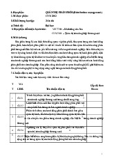 com2002-syllabus Quản trị phân phối - Môn quản trị học - Đại Học Kinh Tế - Đại học Đà Nẵng
