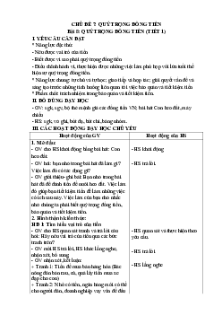 Giáo án Đạo đức lớp 4 Bài 8 | Kết nối tri thức