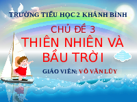Giáo án điện tử Mĩ thuật 1 Chân trời sáng tạo : Sấm chớp và cầu vồng ( tiết 3)