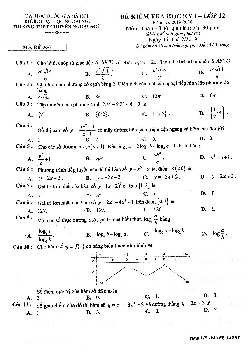 Đề thi HK1 Toán 12 năm 2019 – 2020 trường chuyên Ngoại Ngữ – Hà Nội