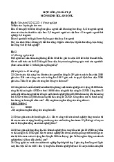 Bài tập Môn Kinh tế lao động | Đại học Kinh Tế Quốc Dân