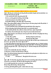 Đề thi thử tốt nghiệp THPT 2025 môn Lịch sử Sở GD&ĐT Bắc Ninh