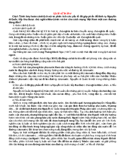 Câu hỏi ôn tập môn lịch sử đảng ?