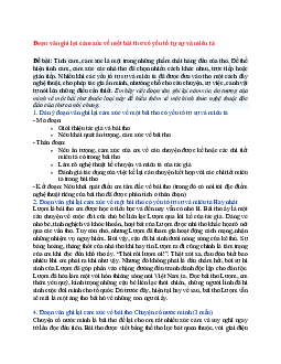 Văn mẫu lớp 6 Kết nối tri thức bài đoạn văn ghi lại cảm xúc về một bài thơ có yếu tố tự sự và miêu tả