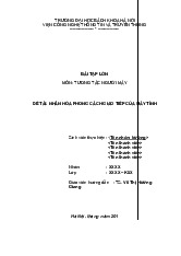 Đề bài và hướng dẫn làm BTL môn Nhập môn tương tác người máy| Môn Nhập môn tương tác người máy| Trường Đại học Bách Khoa Hà Nội