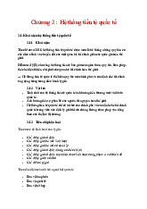 Ôn tập Chương 3: Hệ thống Tiền tệ Quốc tế và Tỷ giá | Tài chính quốc tế | Trường Học Viện nông nghiệp Việt Nam