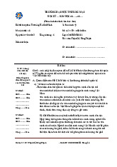 Kiểm tra cuối kỳ: Tư tưởng Hồ Chí Minh (Mã số 40) | Trường Đại học Thương Mại