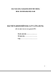 Bài Thí Nghiệm Môn IoT: Kết Nối Cảm Biến DHT11 Với Đám Mây | Iot và ứng dụng | Học viện Công nghệ Bưu chính Viễn thông