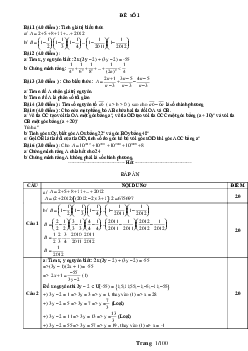 Tổng hợp 65 đề thi học sinh giỏi Toán 6 (có đáp án)