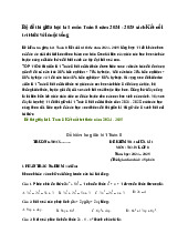 Bộ đề thi giữa học kì 1 môn Toán 8 năm 2024 - 2025 sách Kết nối tri thức với cuộc sống