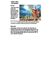 Tóm tắt Khúc Thừa Dụ: Vai trò trong nền độc lập dân tộc Việt Nam