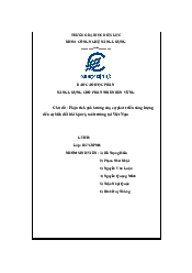 Báo cáo học phần năng lượng cho phát triển bền vững - Công nghệ năng lượng | Trường đại học Điện Lực