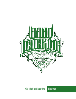 Đồ án "Chi tiết thiết kế logo Handlettering"