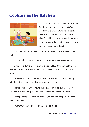 Cooking in the kitchen - A reading - Tiếng anh chuyên ngành | Đại học Lâm Nghiệp