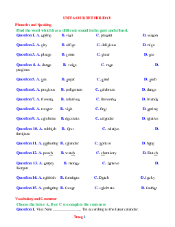 Trắc nghiệm Tiếng Anh 6 Global Success Bài 6 Our Tet Holiday (có lời giải)