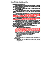 Chu trình doanh thu và tổ chức kế toán trong kinh doanh