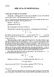 Bài tập Chương 2 - Xác suất thống kê | Trường Đại học Khoa học Tự nhiên, Đại học Quốc gia HCM