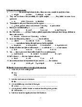 Practice test môn tiếng anh cơ bản 2 | Học viện tài chính
