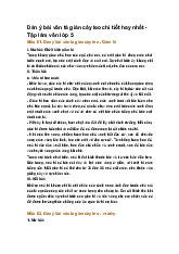 Dàn ý bài văn tả giàn cây leo chi tiết hay nhất - Tập làm văn lớp 5