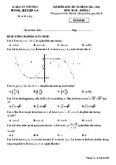 Đề giữa kì 1 Toán 12 năm 2024 – 2025 trường THPT Yên Lạc – Vĩnh Phúc
