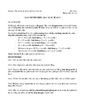 Vận chuyển nước qua màng tế bào (1) - Đại học Y dược Thành phố Hồ Chí Minh