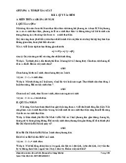 Phân loại và phương pháp giải bài tập tổ hợp và xác suất