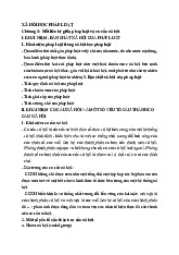 Chương 3 Mối Liên Hệ Giữa Pháp Luật & Cơ Cấu Xã Hội | Môn Xã hội học pháp luật - Trường Đại học Luật Hà Nội