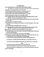 Bài Kiểm Tra Môn Phương pháp dạy học Tự nhiên xã hội | Đại học Sư phạm Hà Nội 2