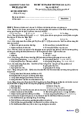 Đề thi thử tốt nghiệp THPT 2025 môn Lịch sử lần 2 Sở GD&ĐT Thái Nguyên