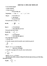 Công thức Thống kê - Tổng hợp công thức môn Lý thuyết thống kê | Trường Đại học Kinh doanh và Công nghệ Hà Nội