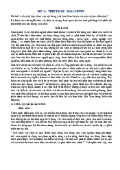Lý luận của chủ nghĩa duy vật - Triết học Mác-Lênin | Học viện Cán bộ Thành phố Hồ Chí Minh
