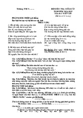Đề thi giữa học kỳ 1 môn Ngữ Văn lớp 9 năm học 2024 - 2025 | Bộ sách Kết nối tri thức