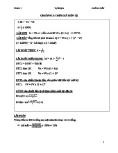 chuong 2 va chuong 3 tcdn bai tap