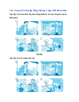 Giải VBT Tiếng Việt lớp 3 Bài 11: Chuyện bên cửa sổ | Kết nối tri thức