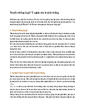 Truyền thống là gì? Ý nghĩa của truyền thống - GDCD 7