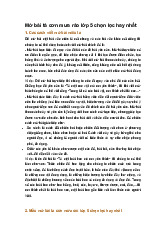 Mở bài tả cơn mưa rào lớp 5 chọn lọc hay nhất