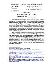 Báo cáo tình hình kinh tế xã hội quý I năm 2025 | Đại Học Nội Vụ Hà Nội