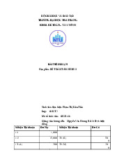 Bài Tiểu Luận Kế Toán Tài Chính môn Accounting | Trường Đại Học Nha Trang